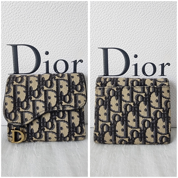 Auth Dior Oblique Trotter Saddle Lotus Wallet - Picture 12 of 14